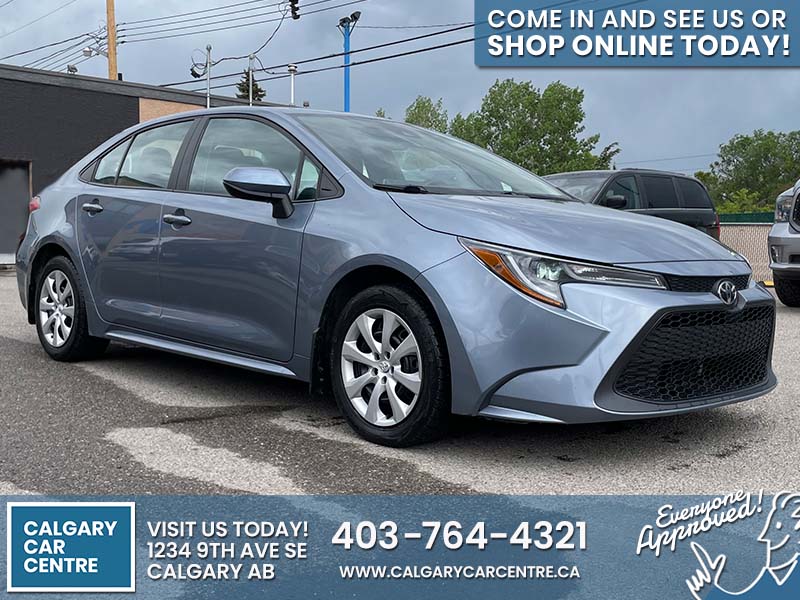 Used Sedan 2021 Toyota Corolla Silver for sale in Calgary