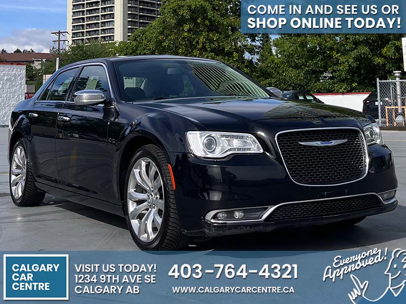 Used Sedan 2018 Chrysler 300 Black for sale in Calgary