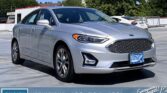 Used Sedan 2019 Ford Fusion Hybrid Silver for sale in Calgary