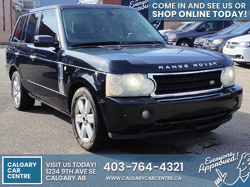 Used SUV 2008 Land Rover Range Rover Black for sale in Calgary