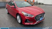 Used Sedan 2018 Hyundai Sonata Red for sale in Calgary