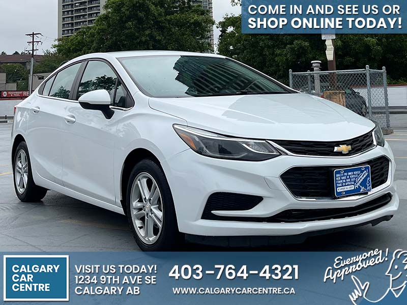 Used Sedan 2018 Chevrolet Cruze White ** for sale in Calgary