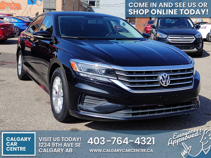 Used Sedan 2020 Volkswagen Passat Black** for sale in Calgary