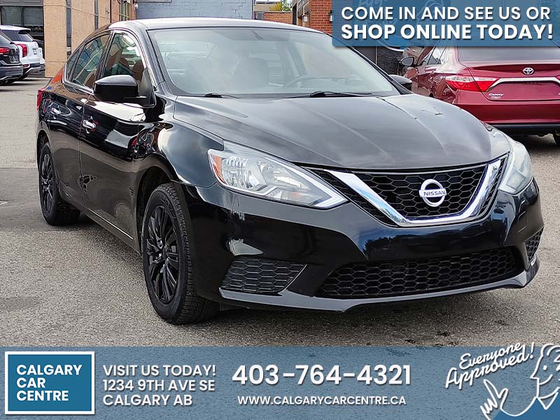 Used Sedan 2019 Nissan Sentra Black for sale in Calgary