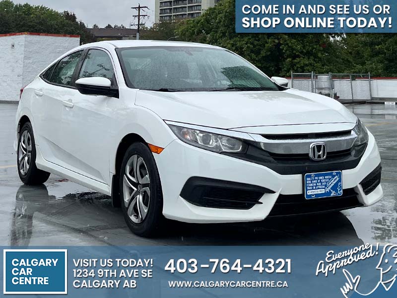 Used Sedan 2018 Honda Civic Sedan White for sale in Calgary