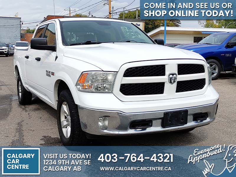 Used Crew Cab 2017 Ram 1500 White for sale in Calgary