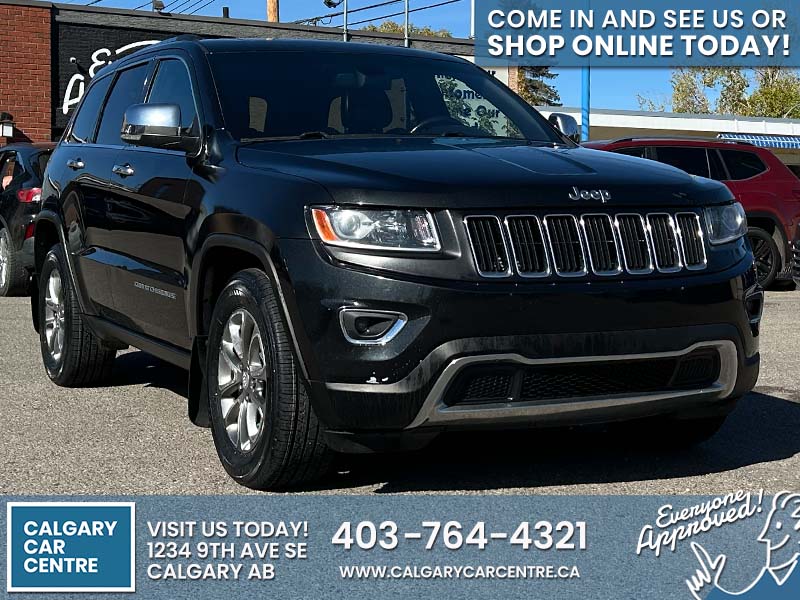 Used SUV 2014 Jeep Grand Cherokee Black for sale in Calgary