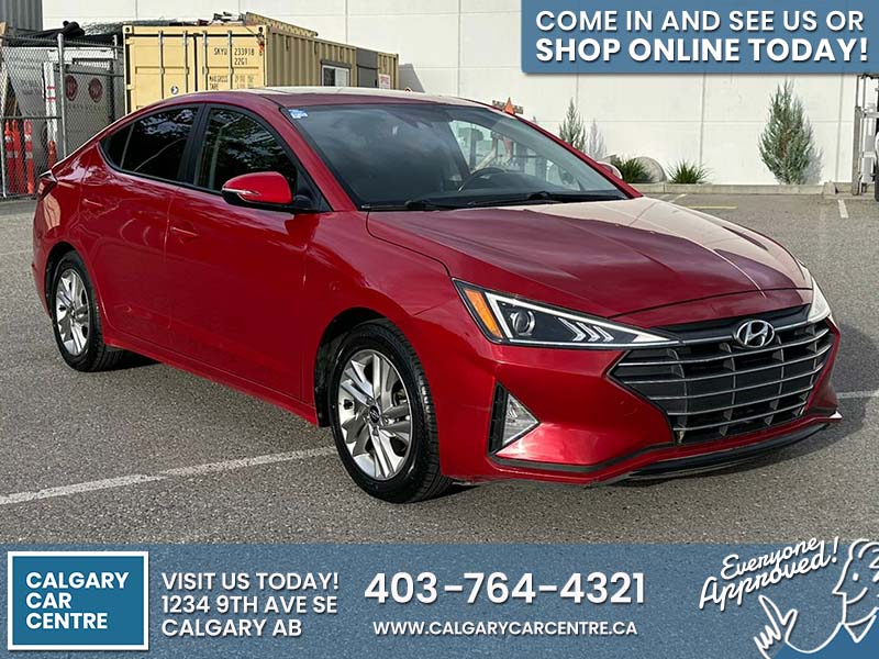 Used Sedan 2020 Hyundai Elantra Red ** for sale in Calgary