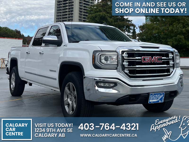 Used Crew Cab 2018 GMC Sierra 1500 White for sale in Calgary