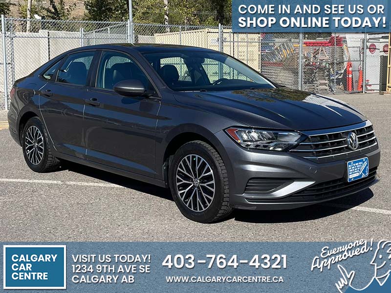 Used Sedan 2019 Volkswagen Jetta Gray for sale in Calgary