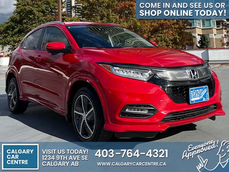 Used Wagon 2020 Honda HR-V Red for sale in Calgary