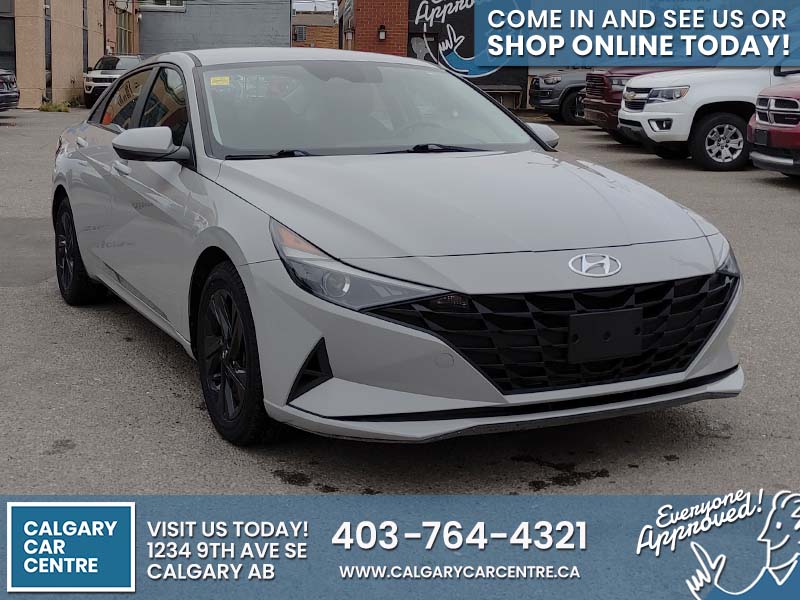 Used Sedan 2021 Hyundai Elantra Gray for sale in Calgary