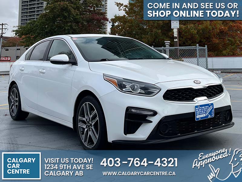 Used Sedan 2020 Kia Forte White for sale in Calgary