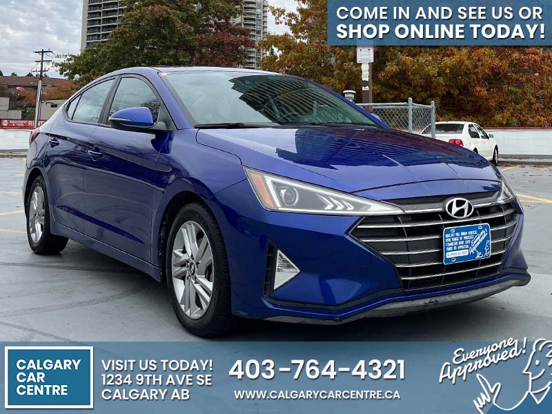 Used Sedan 2020 Hyundai Elantra Blue for sale in Calgary