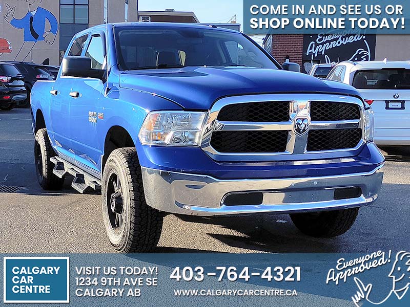 Used Crew Cab 2017 Ram 1500 Blue for sale in Calgary