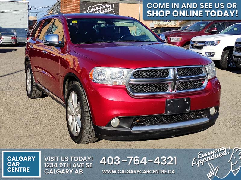 Used SUV 2013 Dodge Durango Red for sale in Calgary