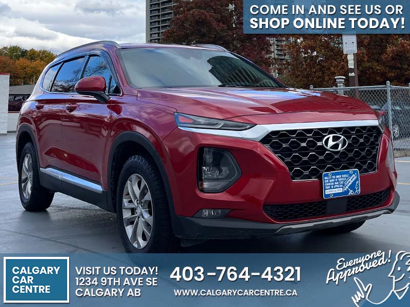 Used SUV 2019 Hyundai Santa Fe Red for sale in Calgary