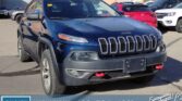 Used SUV 2018 Jeep Cherokee Blue for sale in Calgary