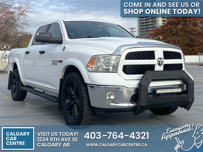 Used Crew Cab 2018 Ram 1500 White for sale in Calgary