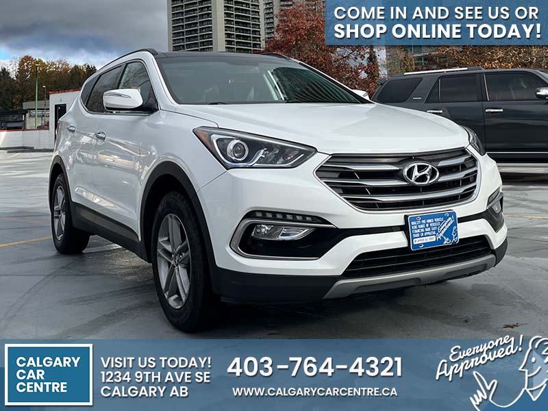 Used SUV 2018 Hyundai Santa Fe Sport Black for sale in Calgary