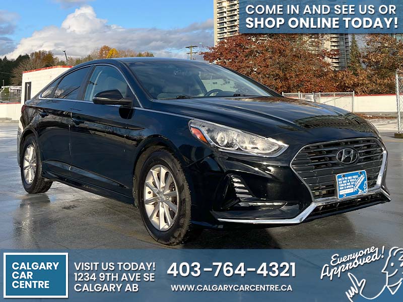 Used Sedan 2018 Hyundai Sonata Black for sale in Calgary