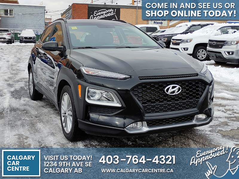 Used SUV 2020 Hyundai Kona Black for sale in Calgary