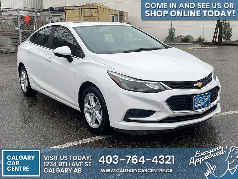 Used Sedan 2017 Chevrolet Cruze White for sale in Calgary